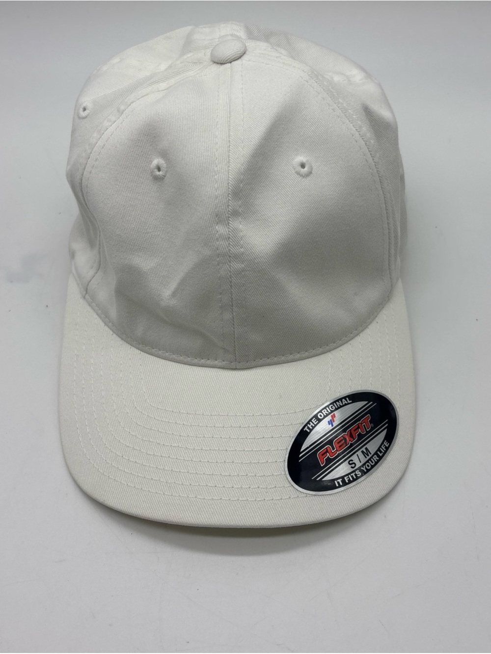 The Original Flex Fit White Hat, S/M